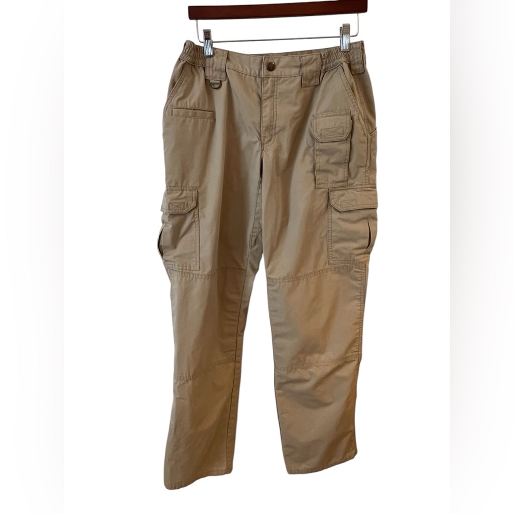 5.11 Tactical pants Ripstop Women’s Size 12 Cargo Work Utility Beige/Khaki